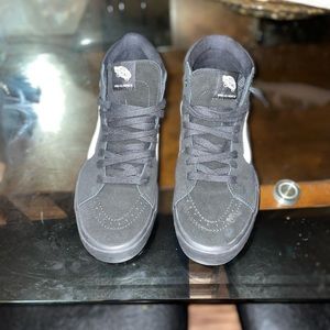 Vans Sk8-Hi Pig Suede Black/Black